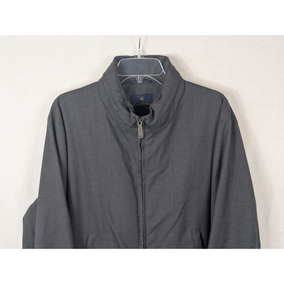 Brooks Brothers Loro Piana Storm System Jacket Gray Men's Size XL - Picture 2 of 15